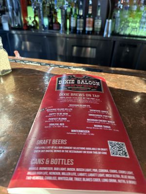 Menu photo 1 Dixie Saloon Mackinaw City, MI Menu photo 1 Dixie Saloon Mackinaw City, MI