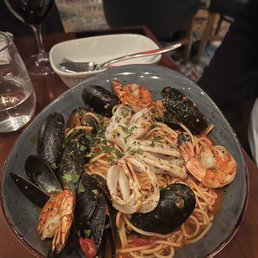 Seafood pasta