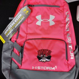Cute backpack with Hey Reb on it! Love to show I'm part of the UNLV family! :-) Cute backpack with Hey Reb on it! Love to show I'm part of the UNLV family! :-)