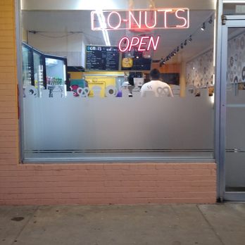 Manna Donuts - Window view. - Donuts Near Me - Fort Worth, Texas