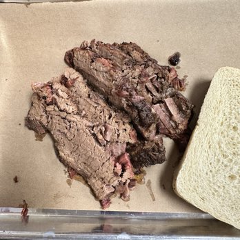 When Pigs Fly BBQ - 1/2 lb. Smoked Meat (brisket). - Barbeque Near Me - Wichita, Kansas