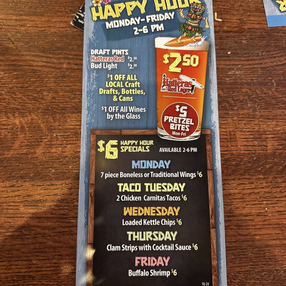 Happy hour plus if you are here during happy hour at 5:04 you get a Bogo drink in hour of Eddie Aikao Happy hour plus if you are here during happy hour at 5:04 you get a Bogo drink in hour of Eddie Aikao