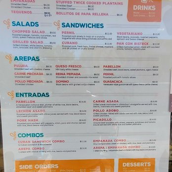 Cafe Sofrito - a menu for a mexican restaurant - Latin American Near Me - Kansas City, Missouri
