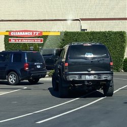 Lightning Clean Car Wash - Someone wants to see how much grace the clearance has!