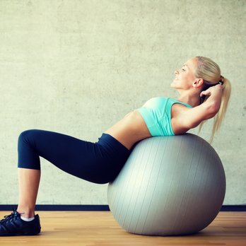 InMotion Personal Training - Working on abdominal strength with a stability ball for additional core engagement! - Trainers Near Me - Shrewsbury, Massachusetts InMotion Personal Training - Working on abdominal strength with a stability ball for additional core engagement! - Trainers Near Me - Shrewsbury, Massachusetts