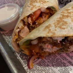 Dooley’s Bar & Grill - Buffalo chicken wrap, it came w/a side but I didn't want one. It was really good! Will get it again!