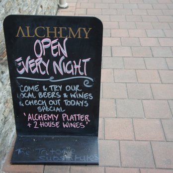 Alchemy - Sign - Cafes Near Me - Wanaka, OTA
