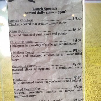 Mirchi Restaurant - Lunch menu - Indian Near Me - Vancouver, British Columbia Mirchi Restaurant - Lunch menu - Indian Near Me - Vancouver, British Columbia
