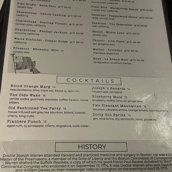 The Warren Tavern - Menu - Bars Near Me - Charlestown, Massachusetts The Warren Tavern - Menu - Bars Near Me - Charlestown, Massachusetts