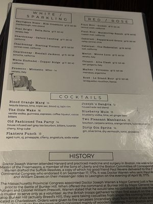 Menu photo 2 The Warren Tavern Charlestown, MA Menu photo 2 The Warren Tavern Charlestown, MA
