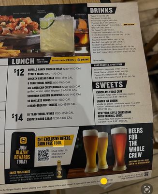 Menu photo 2 Buffalo Wild Wings Wood Village, OR
