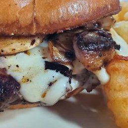 Mushroom Swiss Burger