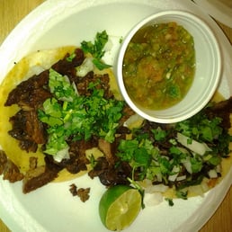 Yummy Carne sada tacos :)