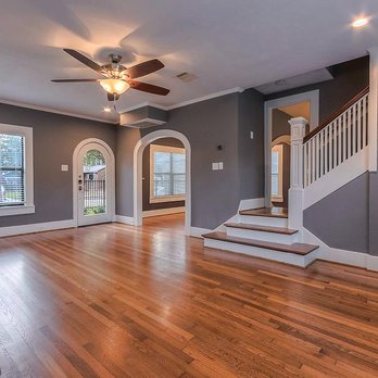 Joe Hardwood Floors - Satin finish over nutmeg stain color, on red oak - Flooring Near Me - Houston, Texas Joe Hardwood Floors - Satin finish over nutmeg stain color, on red oak - Flooring Near Me - Houston, Texas