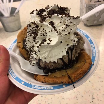 Ben & Jerry’s - cooke sundae with milk & cookies ice cream topped with hot fudge, whipped cream, and oreo bits - Ice Cream & Frozen Yogurt Near Me - Ann Arbor, Michigan Ben & Jerry’s - cooke sundae with milk & cookies ice cream topped with hot fudge, whipped cream, and oreo bits - Ice Cream & Frozen Yogurt Near Me - Ann Arbor, Michigan