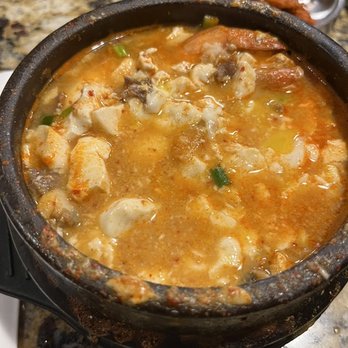 Arirang - Seafood and beef tofu soup - Korean Near Me - Rockville, Maryland