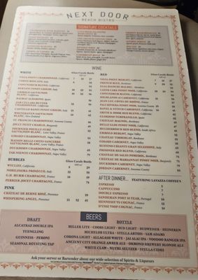 Menu photo 4 Next Door Beach Bistro Flagler Beach, FL Menu photo 4 Next Door Beach Bistro Flagler Beach, FL