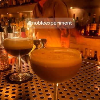 Noble Experiment - Espresso-based cocktails - Cocktail Bars Near Me - San Diego, California Noble Experiment - Espresso-based cocktails - Cocktail Bars Near Me - San Diego, California