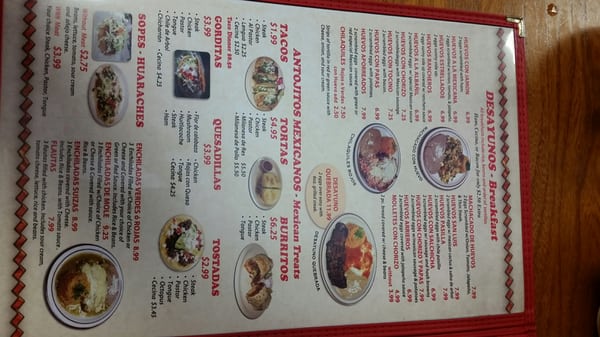 Menu photo 7 La Quebrada Aurora, IL