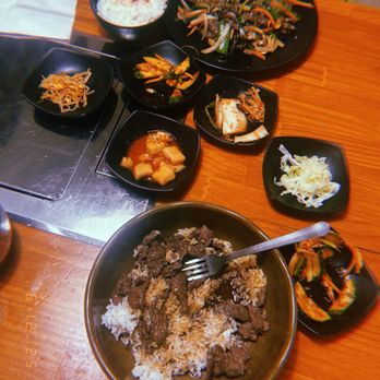 Kang San - Beef teriyaki bowl - cucumber kimchi - Korean Near Me - Box Elder, South Dakota