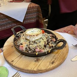 Rosti potato dish