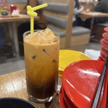 Watami Revolving Sushi Bar - Thai iced tea - Conveyor Belt Sushi Near Me - Parma, Ohio