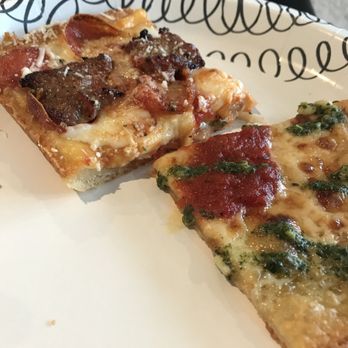 Antonio's Pizza LoSchiavo - two slices of pizza on a plate - Pizza Near Me - North Royalton, Ohio