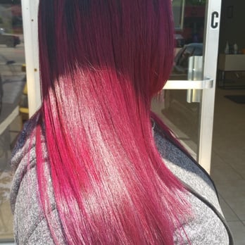 Bright Magenta Color On Dark Hair Yelp