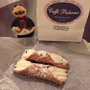 Caffe Palermo - Two happy cannolis - Bakeries Near Me - New York, New York
