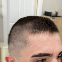 Barber Bob's Shop - Patch's and shaved brow