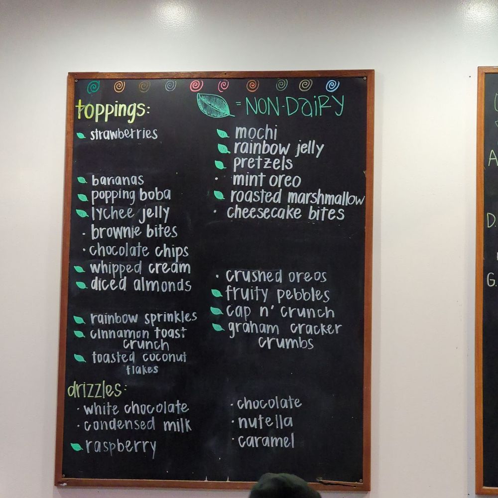 Icicles - Menu - Desserts Near Me - Newark, California Icicles - Menu - Desserts Near Me - Newark, California