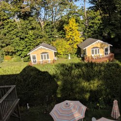 Manor House Inn - Cabins from our room.
