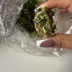 Rotten cilantro