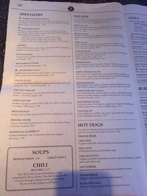 Menu photo 5 Archer's Tavern Centerville, OH