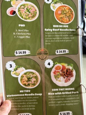Menu photo 1 What a Pho Bellingham, WA Menu photo 1 What a Pho Bellingham, WA