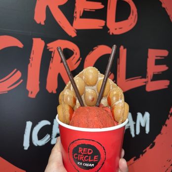 Red Circle Ice Cream - 3.7/5 - Desserts Near Me - Houston, Texas