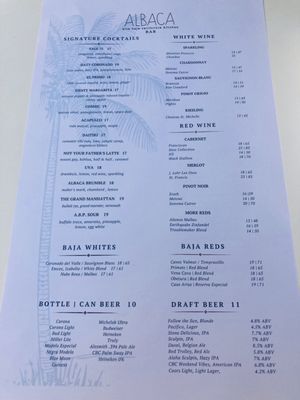 Menu photo 6 ALBACA Coronado, CA Menu photo 6 ALBACA Coronado, CA