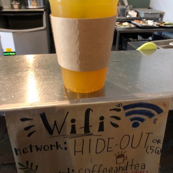 Hide Out Cafe - Got the mango green tea. And have great texture from mango puree. - Coffee & Tea Near Me - Rowland Heights, California Hide Out Cafe - Got the mango green tea. And have great texture from mango puree. - Coffee & Tea Near Me - Rowland Heights, California