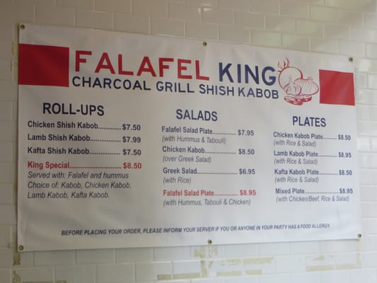 Menu photo 4 Falafel King - Washington Street Boston, MA