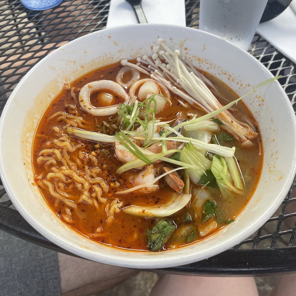 Noodle Boulevard - Spicy seafood Tom yum ramen - Ramen Near Me - Cary, North Carolina Noodle Boulevard - Spicy seafood Tom yum ramen - Ramen Near Me - Cary, North Carolina