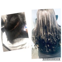 Jireh Dominican Hair Salon - Before and after, hair stations