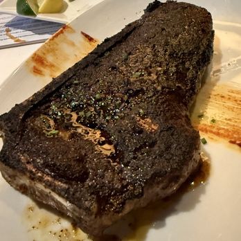 Eddie V's Prime Seafood - NY 18 oz USDA Prime Bone-In New York Strip - Seafood Near Me - Plano, Texas Eddie V's Prime Seafood - NY 18 oz USDA Prime Bone-In New York Strip - Seafood Near Me - Plano, Texas