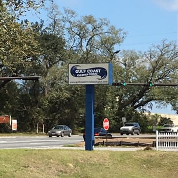 Safelite AutoGlass - The entrance is a few hundred feet west of this church sign. (Gulf Coast Christian Church) - Auto Glass Services Near Me - Pensacola, Florida Safelite AutoGlass - The entrance is a few hundred feet west of this church sign. (Gulf Coast Christian Church) - Auto Glass Services Near Me - Pensacola, Florida