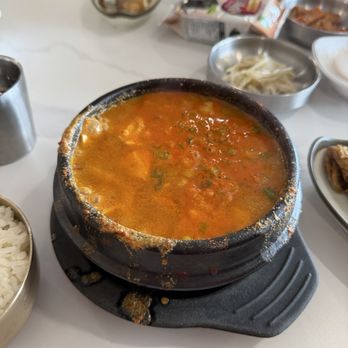 ChoDang Tofu & BBQ - T10. Perilla Seeds Tofu / 들깨 순두부 - Korean Near Me - Cerritos, California
