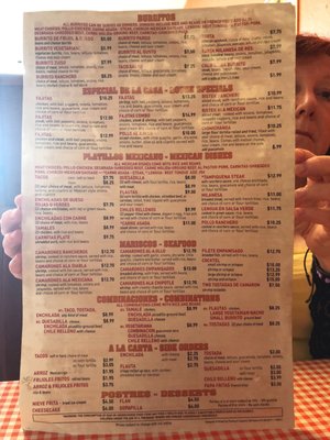 Menu photo 1 Little Mexico Beloit, WI