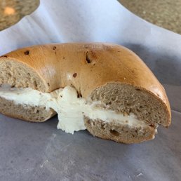 Cinnamon Raisin with cream cheese Cinnamon Raisin with cream cheese
