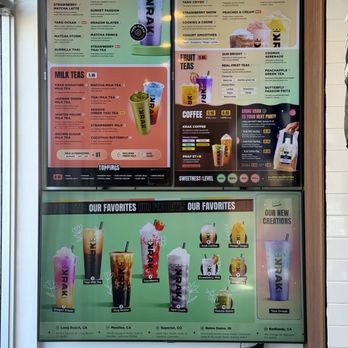 Krak Boba - Menu - Bubble Tea Near Me - Lomita, California Krak Boba - Menu - Bubble Tea Near Me - Lomita, California