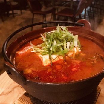 Char'd - Tofu seafood soup. Spicy but delicious - Korean Near Me - Milwaukee, Wisconsin