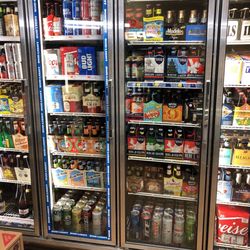 Waterfront Wine & Liquor - Beer in the back