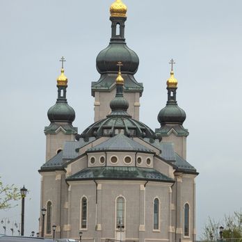 Cathedral of The Transfiguration - The cathedral looking pretty on a gloomy, rainy Friday - Churches Near Me - Markham, Ontario